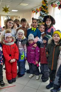 24 января дети и педагоги группы № 6 побывали на спектакле «Бременские музыканты».